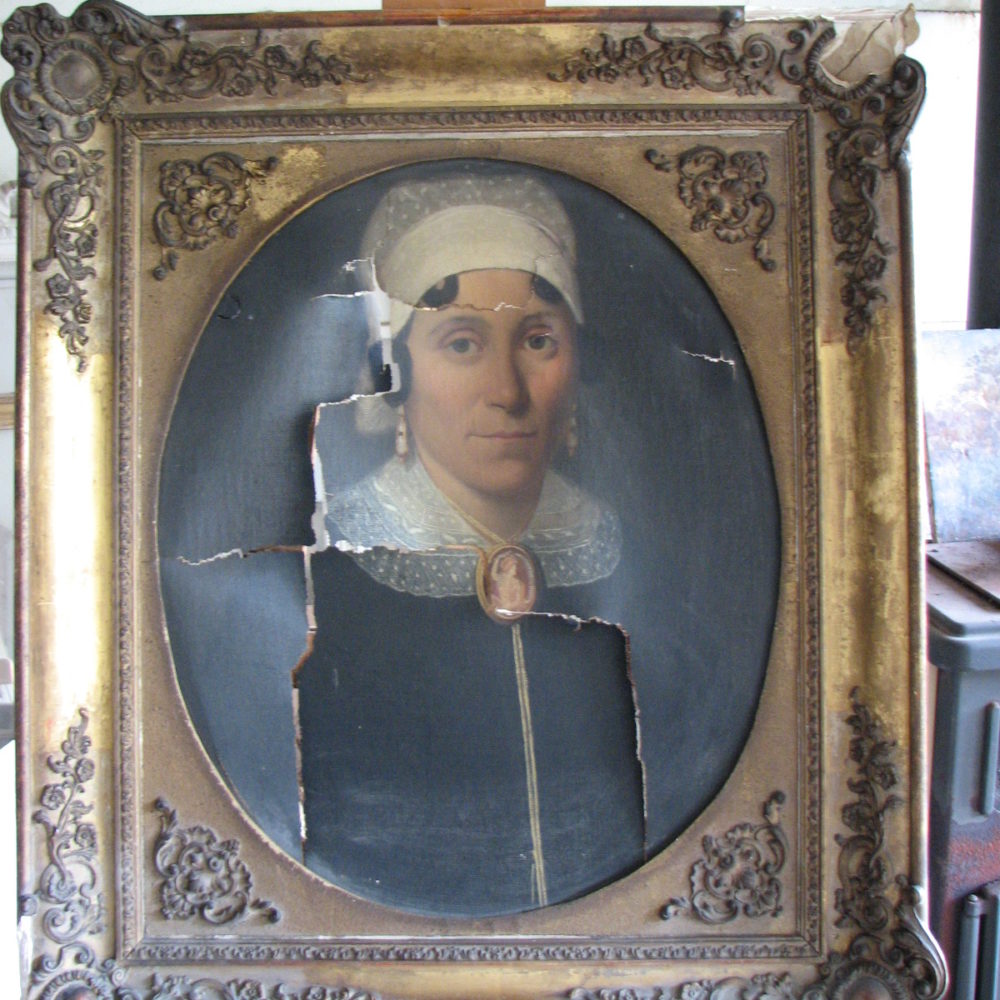 Portrait de femme XIXème siècle