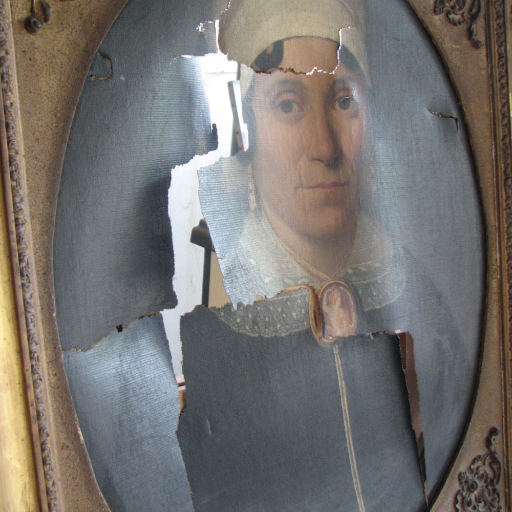 Portrait de femme XIXe siècle